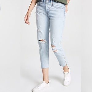 Levi's Jeans - Levi’s 501 Wedgie DIY Cropped Taper Jeans Big E Levi's Jeans - Levi’s 501 Wedgie DIY Cropped Taper Jeans Big E